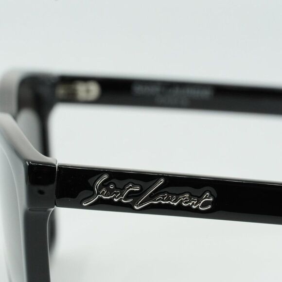 💯 NEW SAINT LAURENT SL318 001 BLACK GREY SUNGLASSES - Picture 4 of 12